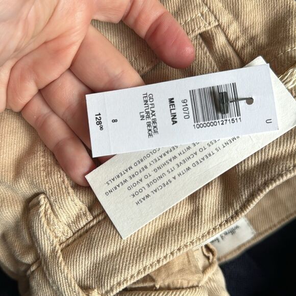 NWT Wilfred Free by Aritzia The Melina High Waisted Straight Leg Pant Jean 8 - Picture 4 of 7